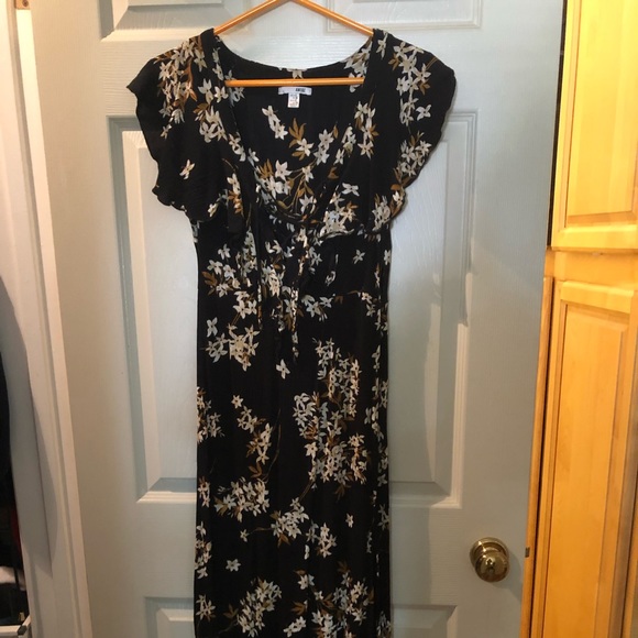 Lulus black floral dress - Picture 2 of 2